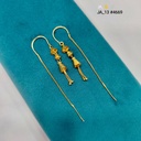 1 Gram Gold Plated Bell Chain Earrings | DN-4669