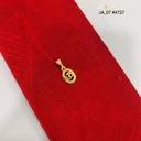 1 Gram Gold Plated Om Pendant with Stone Detailing DN-4727