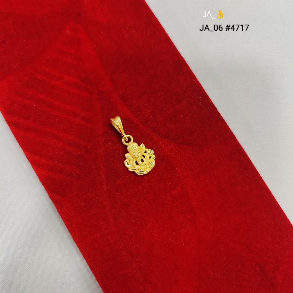 1 Gram Gold Plated Lord Ganesha Pendant | DN-4717