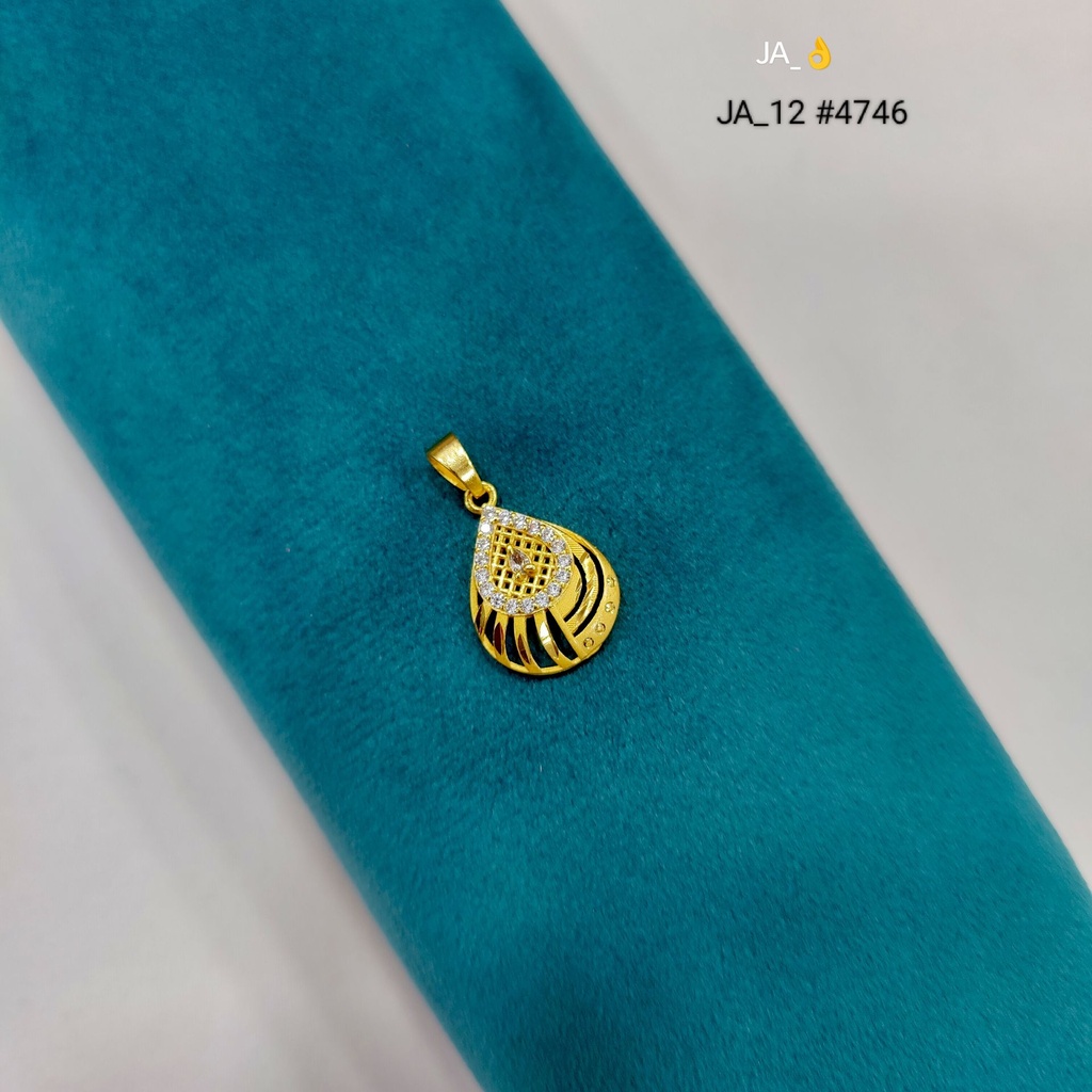 1 Gram Gold Plated Stylish Pendant | DN-4746