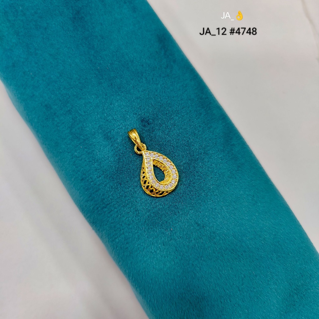 1 Gram Gold Plated Stylish Pendant | DN-4748