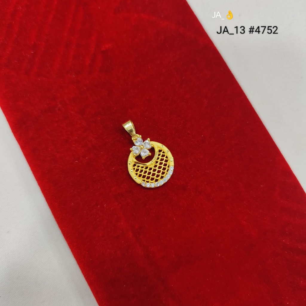 1 Gram Gold Plated Peacock Pendant | DN-4752