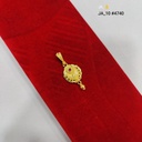 1 Gram Gold Plated Traditional Floral Pendant | DN-4740