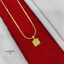 1 Gram Gold Plated Ganesha Design Chain | DN-4741