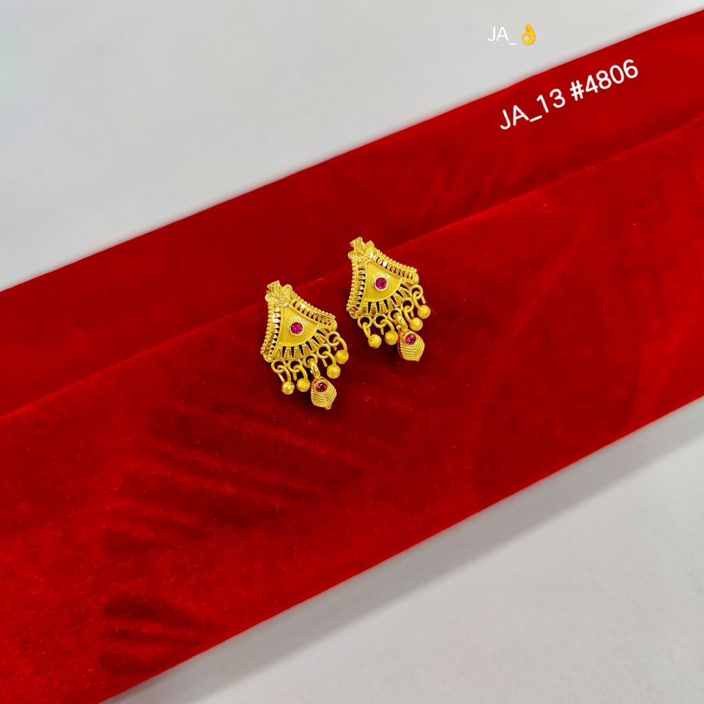 1 Gram Gold Plated Designer Earrings DN-4806