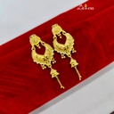 1 Gram Gold Plated Long Drop Earrings DN-4793