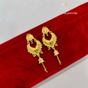 1 Gram Gold Plated Long Drop Earrings DN-4799