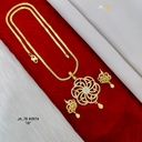 1 Gram Gold Plated Designer Floral Mangalsutra DN-3974