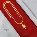 1 Gram Gold Plated Lord Ganesha Pendant Chain DN-605 – 18 Inch