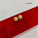 1 Gram Gold Plated Floral Stud Earrings DN-4811