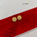 1gram Gold Plated Round Stone Stud Earrings DN-4821