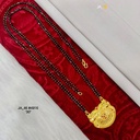 Elegant Peacock Gold-Plated Mangalsutra DN-4916