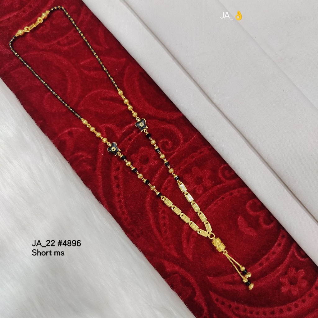 Elegant One Gram Gold-Plated Mangalsutra Chain DN-4896