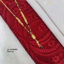 1 Gram Gold-Plated Short Mangalsutra DN-4885