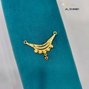 1 Gram Gold-Plated Curved Stone Pendant DN-4961