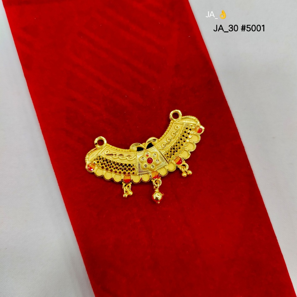 1 Gram Gold-Plated Traditional Pendant DN-5001