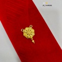 1 Gram Gold-Plated Floral Traditional Pendant DN-5095