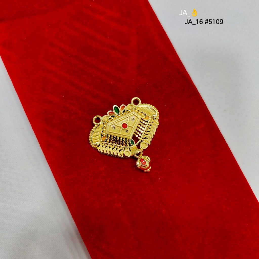 1 Gram Gold-Plated Geometric Traditional Pendant DN-5109