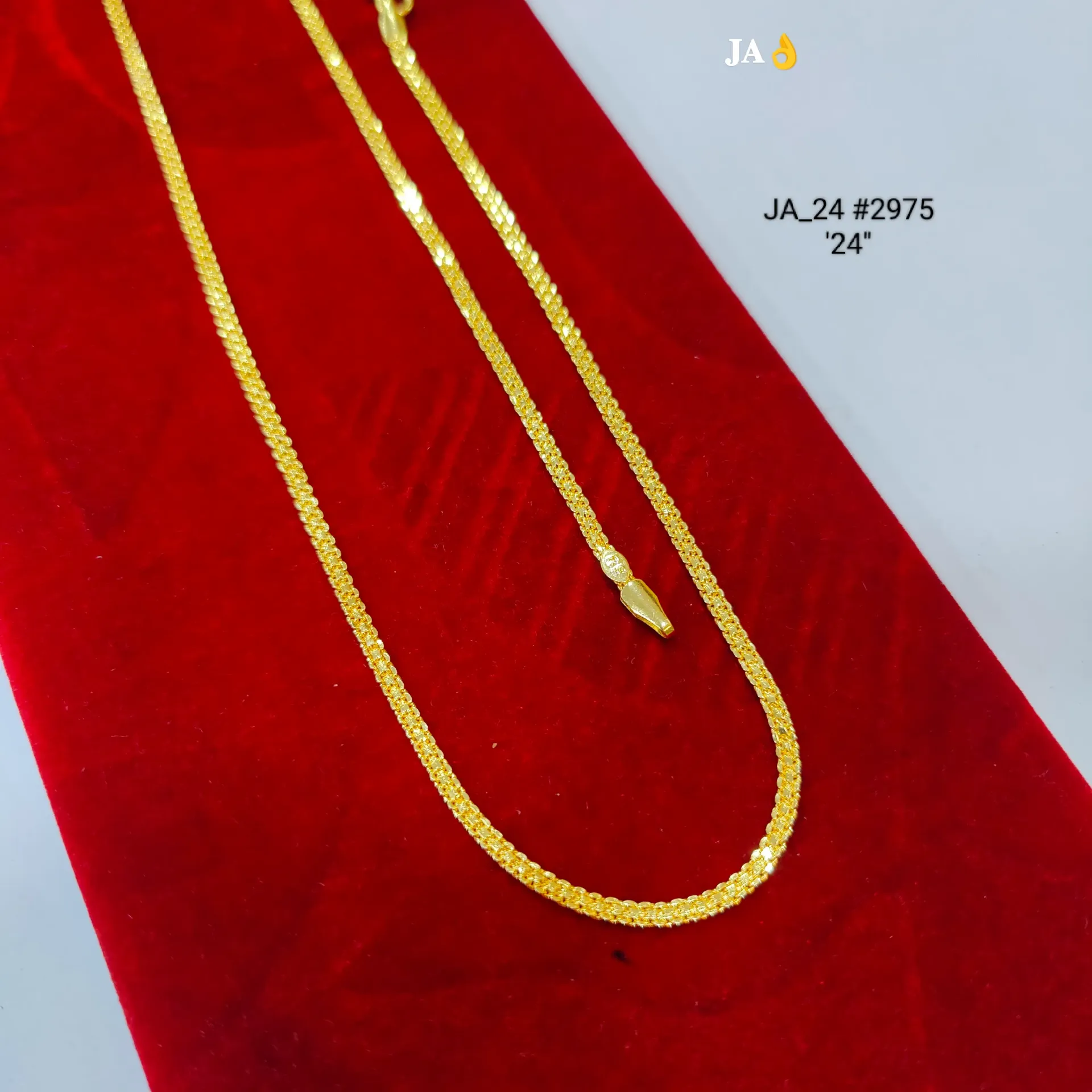1 Gram Gold Plated Classic Rope Chain  DN-2975