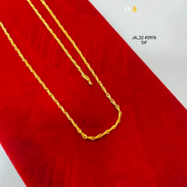 1 Gram Gold Plated Chain DN-2976