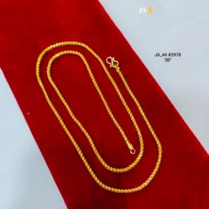1 Gram Gold Plated Rope Style Chain DN-2978