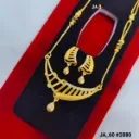 1 Gram Gold Plated Contemporary Designer Mangalsutra Set DN-2880